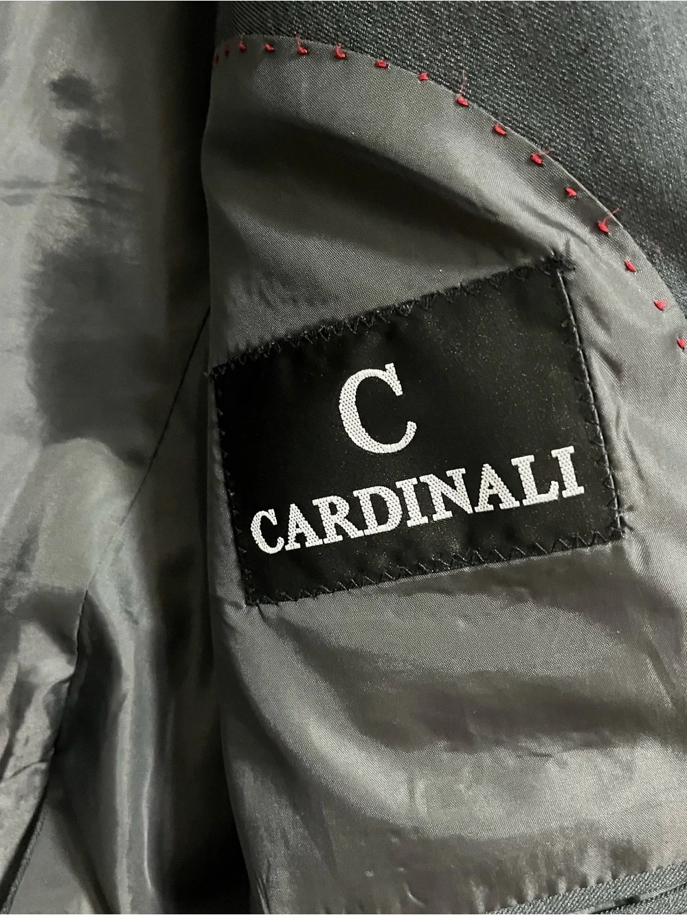 Cardinali Charcoal Gray Sport Coat Blazer Men’s 46S 2 Button Classic Fit